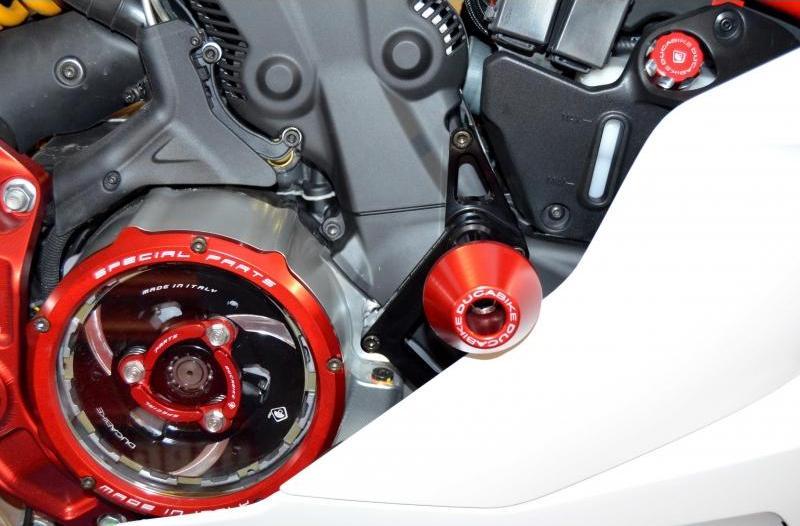 PTSS02 - DUCABIKE Ducati SuperSport 950/939 Frame Crash Protection Siders – Accessories in the Motoraider Motorcycle Aftermarket Accessories and Parts Online Shop