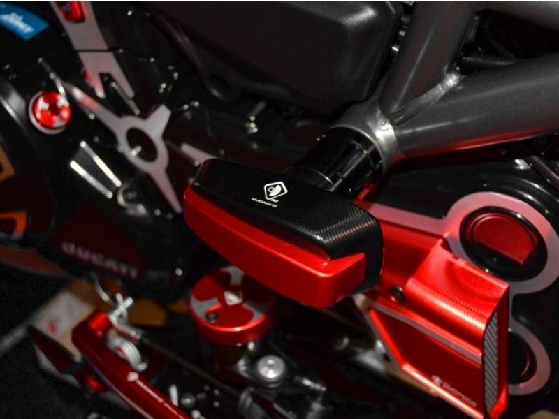 PTXDV01 - DUCABIKE Ducati Diavel 1260 / XDiavel Frame Crash Protection Siders – Accessories in the Motoraider Motorcycle Aftermarket Accessories and Parts Online Shop
