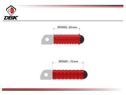 DBK DUCABIKE KPDM02+KAPM16 Ducati Panigale V4 / Streetfighter V4 (2025+) Footpegs (pilot; racing version; including adapters) – Accessories in the Motoraider Motorcycle Aftermarket Accessories and Parts Online Shop
