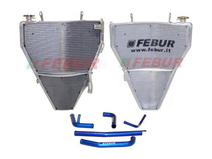 FEBUR Yamaha YZF-R6 (08/16) Complete Racing Water Radiator (With silicon hoses) – Accessories in the 2WheelsHero Motorcycle Aftermarket Accessories and Parts Online Shop