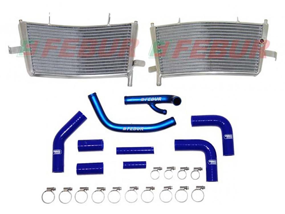 FEBUR FE1076S Aprilia RSV4 (09/20) Additional Racing Water Radiator (with silicon hoses) – Accessories in the 2WheelsHero Motorcycle Aftermarket Accessories and Parts Online Shop