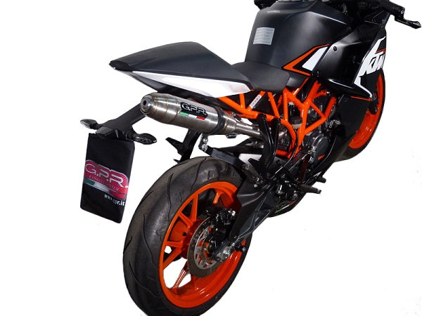 GPR KTM 125 RC (14/16) Slip-on Exhaust "Deeptone Inox" – Accessories in the 2WheelsHero Motorcycle Aftermarket Accessories and Parts Online Shop