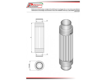 RDCS - PERFORMANCE TECHNOLOGY Universal Water Line Cooler (single) – Accessories in the Motoraider Motorcycle Aftermarket Accessories and Parts Online Shop