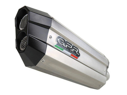 GPR BMW F700GS Slip-on Exhaust "Sonic Inox" (EU homologated) – Accessories in the 2WheelsHero Motorcycle Aftermarket Accessories and Parts Online Shop