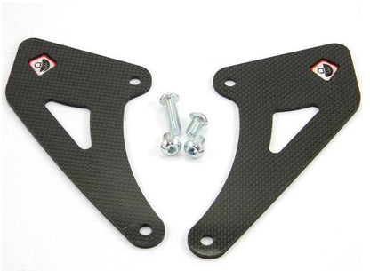 RPPC04 - DUCABIKE Ducati Multistrada / Hypermotard Carbon Pilot Heel Guards – Accessories in the Motoraider Motorcycle Aftermarket Accessories and Parts Online Shop