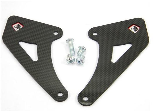 RPPC04 - DUCABIKE Ducati Multistrada / Hypermotard Carbon Pilot Heel Guards – Accessories in the Motoraider Motorcycle Aftermarket Accessories and Parts Online Shop