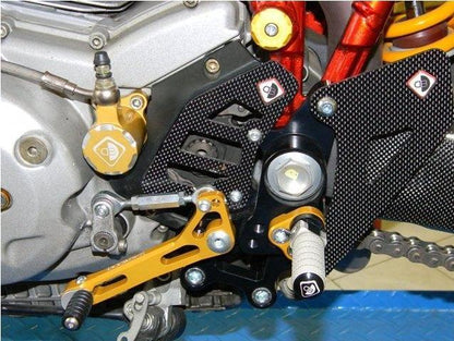 RPPC04 - DUCABIKE Ducati Multistrada / Hypermotard Carbon Pilot Heel Guards – Accessories in the Motoraider Motorcycle Aftermarket Accessories and Parts Online Shop