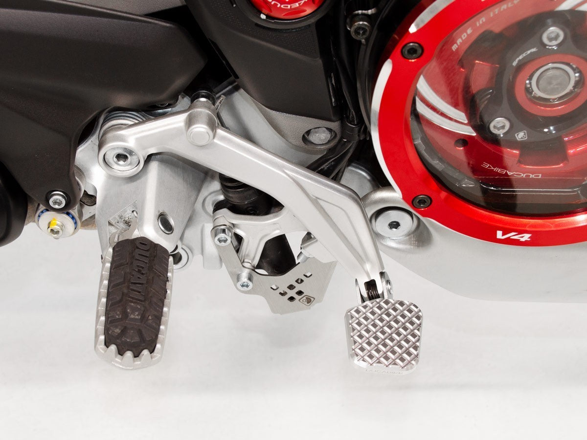 RPPIS01 - DUCABIKE Ducati Multistrada V4 (2021+) Rear Brake Pedal Extension – Accessories in the Motoraider Motorcycle Aftermarket Accessories and Parts Online Shop