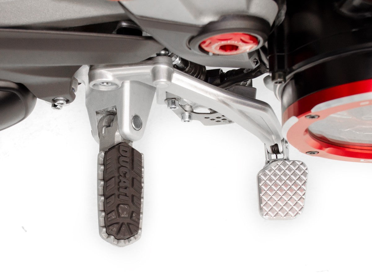 RPPIS01 - DUCABIKE Ducati Multistrada V4 (2021+) Rear Brake Pedal Extension – Accessories in the Motoraider Motorcycle Aftermarket Accessories and Parts Online Shop