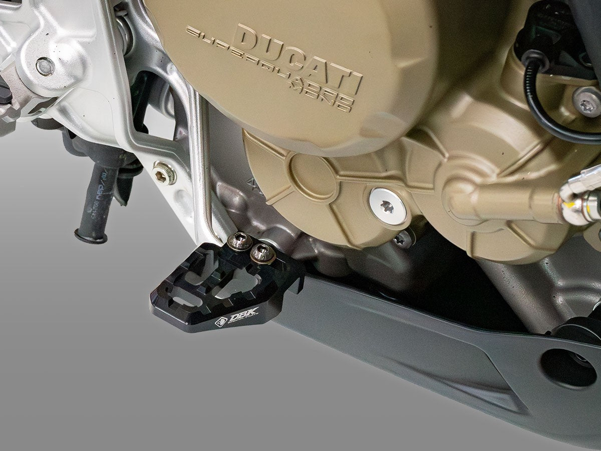 RPPIS03 - DBK Ducati Hypermotard 698 Mono / RVE (2024+) Adjustable Rear Brake Pedal Extension – Accessories in the Motoraider Motorcycle Aftermarket Accessories and Parts Online Shop