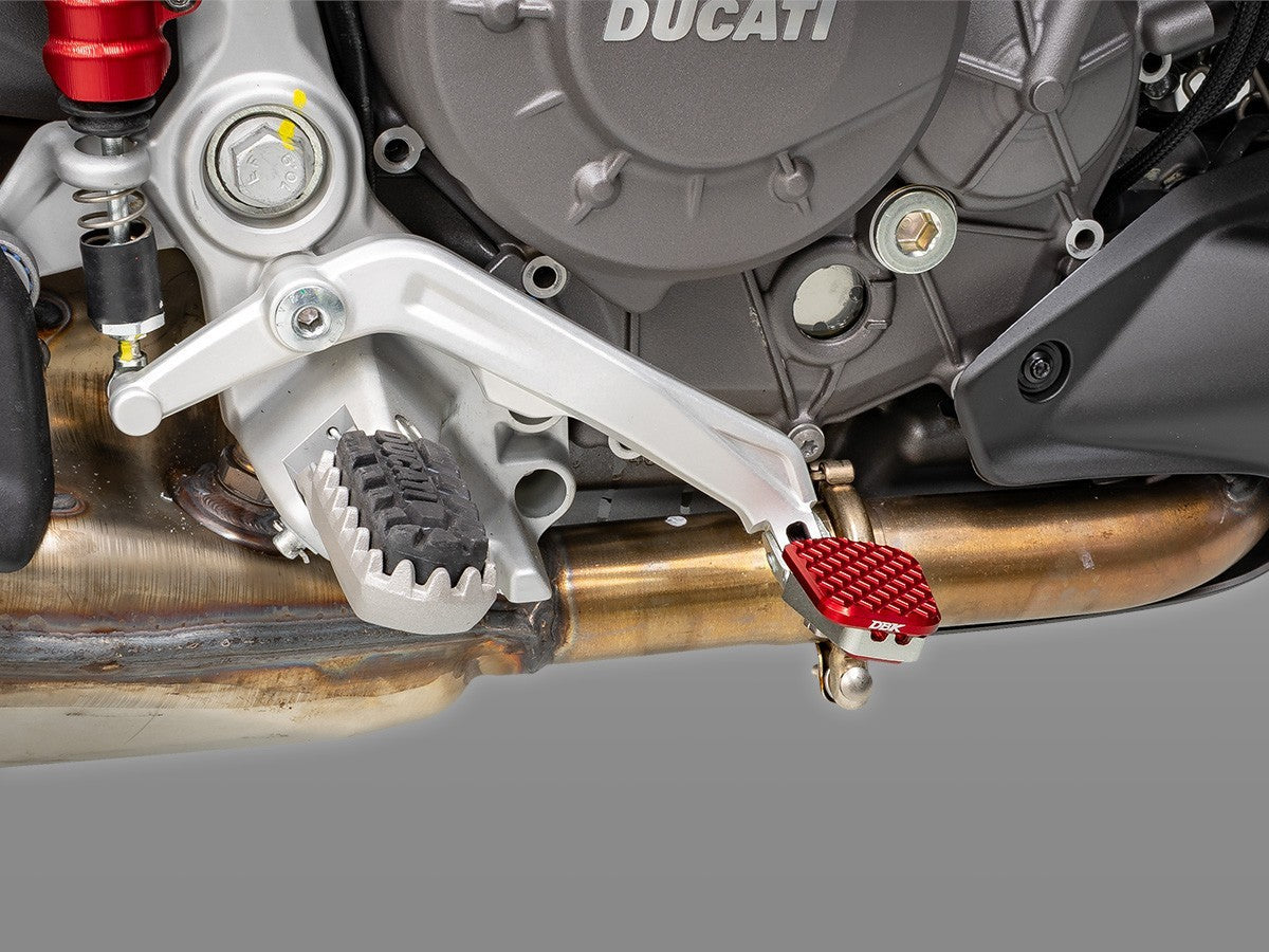 DBK DUCABIKE RPPIS04 Ducati Multistrada V2 / V2S (2025+) Rear Brake Pedal Extension – Accessories in the Motoraider Motorcycle Aftermarket Accessories and Parts Online Shop