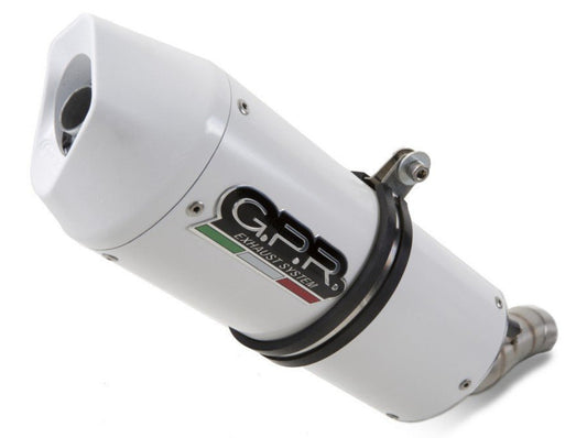 GPR Suzuki SFV650 Gladius Slip-on Exhaust "Albus Ceramic" (EU homologated) – Accessories in the 2WheelsHero Motorcycle Aftermarket Accessories and Parts Online Shop