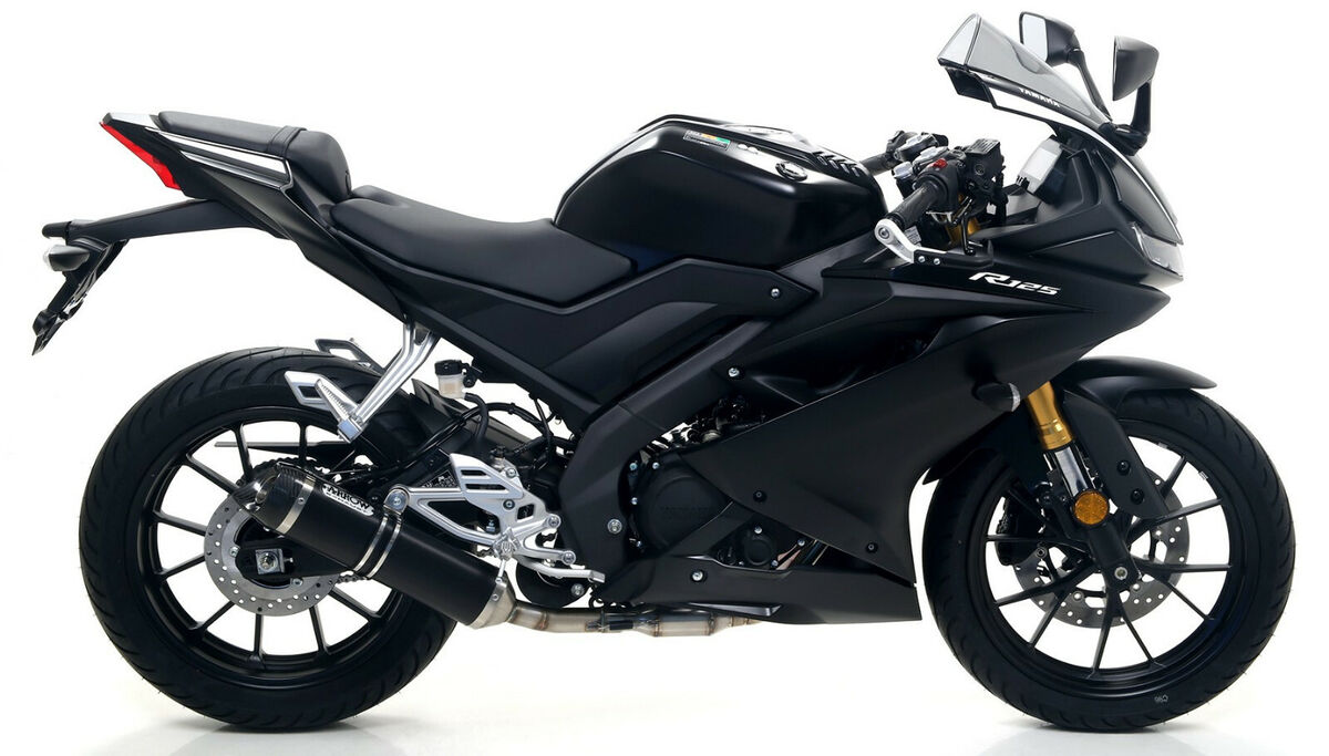 ARROW 51019MI+51518AKN Yamaha YZF-R125 (2021+) Full Exhaust System "Competition Evo Thunder" (aluminum; racing) – Accessories in the 2WheelsHero Motorcycle Aftermarket Accessories and Parts Online Shop