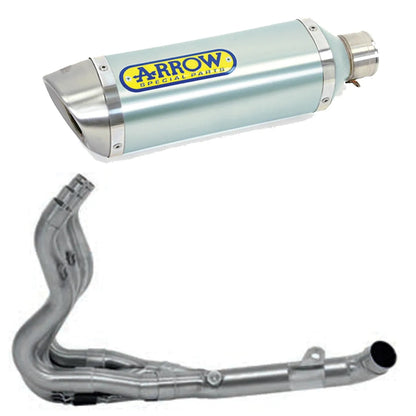 ARROW 71334MI+71702AO Suzuki GSX-R750 IE (06/07) Full Exhaust System "Competition Evo Thunder" (racing; aluminum) – Accessories in the 2WheelsHero Motorcycle Aftermarket Accessories and Parts Online Shop