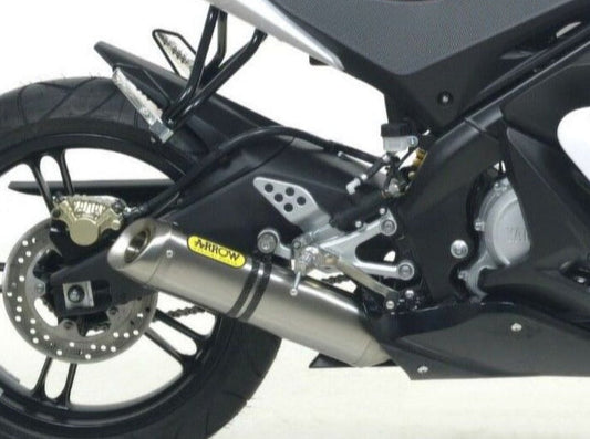 ARROW 51018KZ+51518AO Yamaha YZF-R125 (19/22) Full Exhaust System "Competition Evo Thunder" (aluminum; steel end cap) – Accessories in the 2WheelsHero Motorcycle Aftermarket Accessories and Parts Online Shop