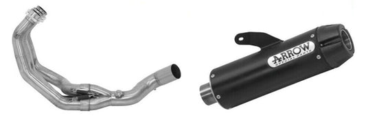 ARROW 71620KZ+71849JRN Yamaha XSR900 (2016+) Steel Full Exhaust System "Competition Evo Jet Race" – Accessories in the 2WheelsHero Motorcycle Aftermarket Accessories and Parts Online Shop