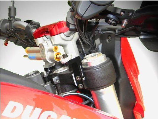 Ducati Hypermotard 939 / 821 OHLINS Steering Damper + DBK / DUCABIKE Mounting Kit – Accessories in the Motoraider Motorcycle Aftermarket Accessories and Parts Online Shop