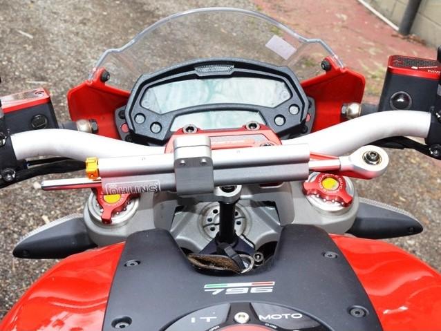 Ducati Monster 796 / 1100 Evo OHLINS Steering Damper + DBK / DUCABIKE Mounting Kit – Accessories in the Motoraider Motorcycle Aftermarket Accessories and Parts Online Shop