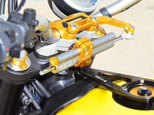 Ducati Scrambler (15/22) OHLINS Steering Damper + DBK / DUCABIKE Mounting Kit & Fuel Tank Cap – Accessories in the Motoraider Motorcycle Aftermarket Accessories and Parts Online Shop
