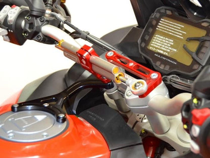 Ducati Multistrada V2 / 1260 / 950 / 1200 OHLINS Steering Damper + DBK / DUCABIKE Mounting Kit – Accessories in the Motoraider Motorcycle Aftermarket Accessories and Parts Online Shop