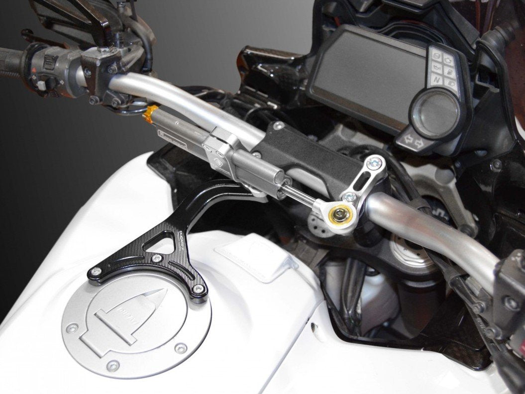 Ducati Multistrada 1200 (10/14) OHLINS Steering Damper + DBK / DUCABIKE Mounting Kit – Accessories in the Motoraider Motorcycle Aftermarket Accessories and Parts Online Shop