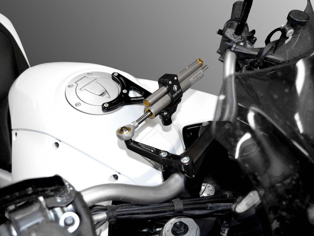 Ducati Multistrada 1200 (10/14) OHLINS Steering Damper + DBK / DUCABIKE Mounting Kit – Accessories in the Motoraider Motorcycle Aftermarket Accessories and Parts Online Shop