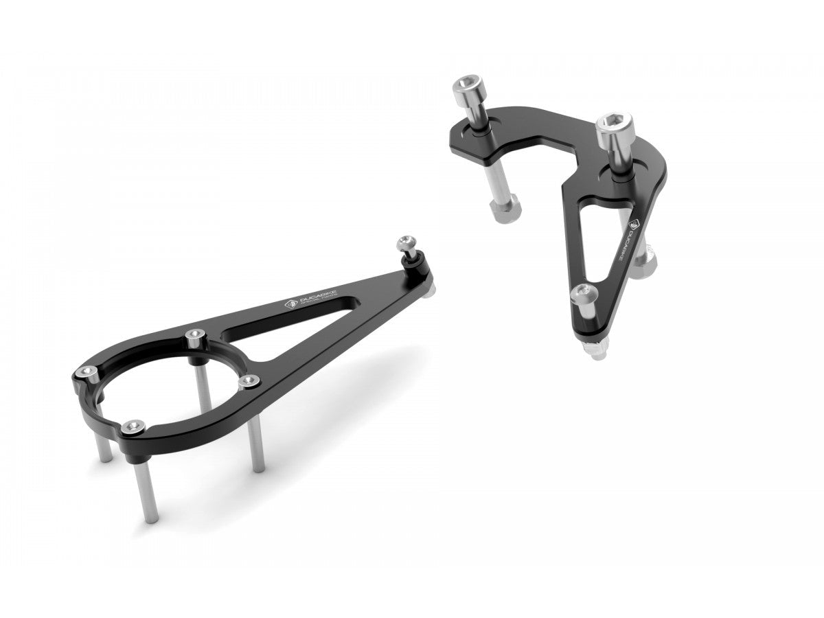Ducati Scrambler Desert Sled (17/22) OHLINS Steering Damper + DBK / DUCABIKE Mounting Kit & Fuel Tank Cap – Accessories in the Motoraider Motorcycle Aftermarket Accessories and Parts Online Shop