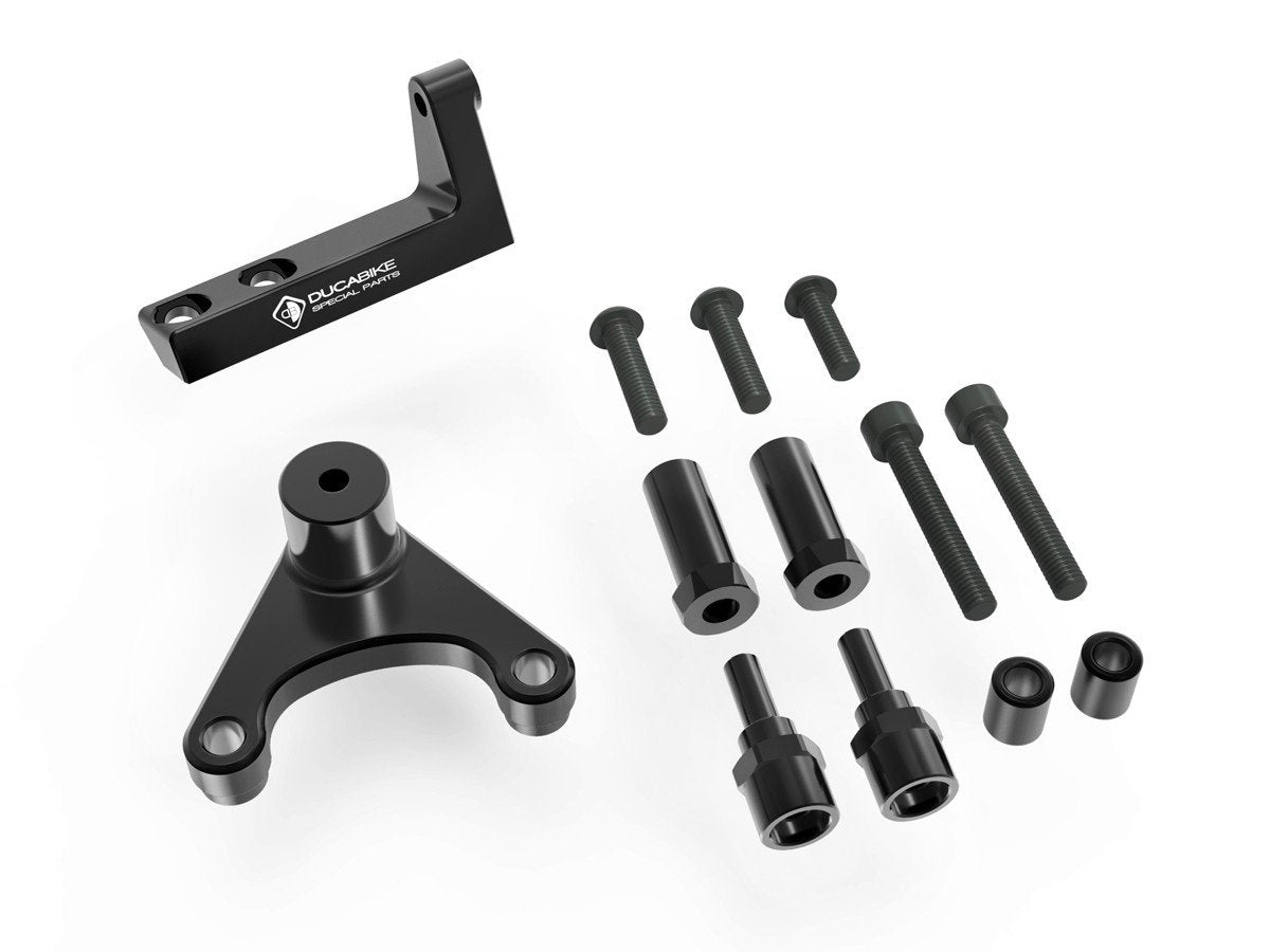 Ducati Hypermotard 950 (2019+) OHLINS Steering Damper + DBK / DUCABIKE Mounting Kit – Accessories in the Motoraider Motorcycle Aftermarket Accessories and Parts Online Shop