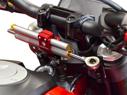 Ducati Hypermotard 950 (2019+) OHLINS Steering Damper + DBK / DUCABIKE Mounting Kit – Accessories in the Motoraider Motorcycle Aftermarket Accessories and Parts Online Shop