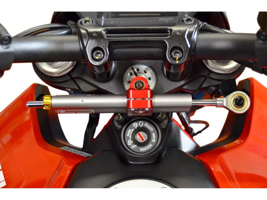 Ducati Hypermotard 950 (2019+) OHLINS Steering Damper + DBK / DUCABIKE Mounting Kit – Accessories in the Motoraider Motorcycle Aftermarket Accessories and Parts Online Shop