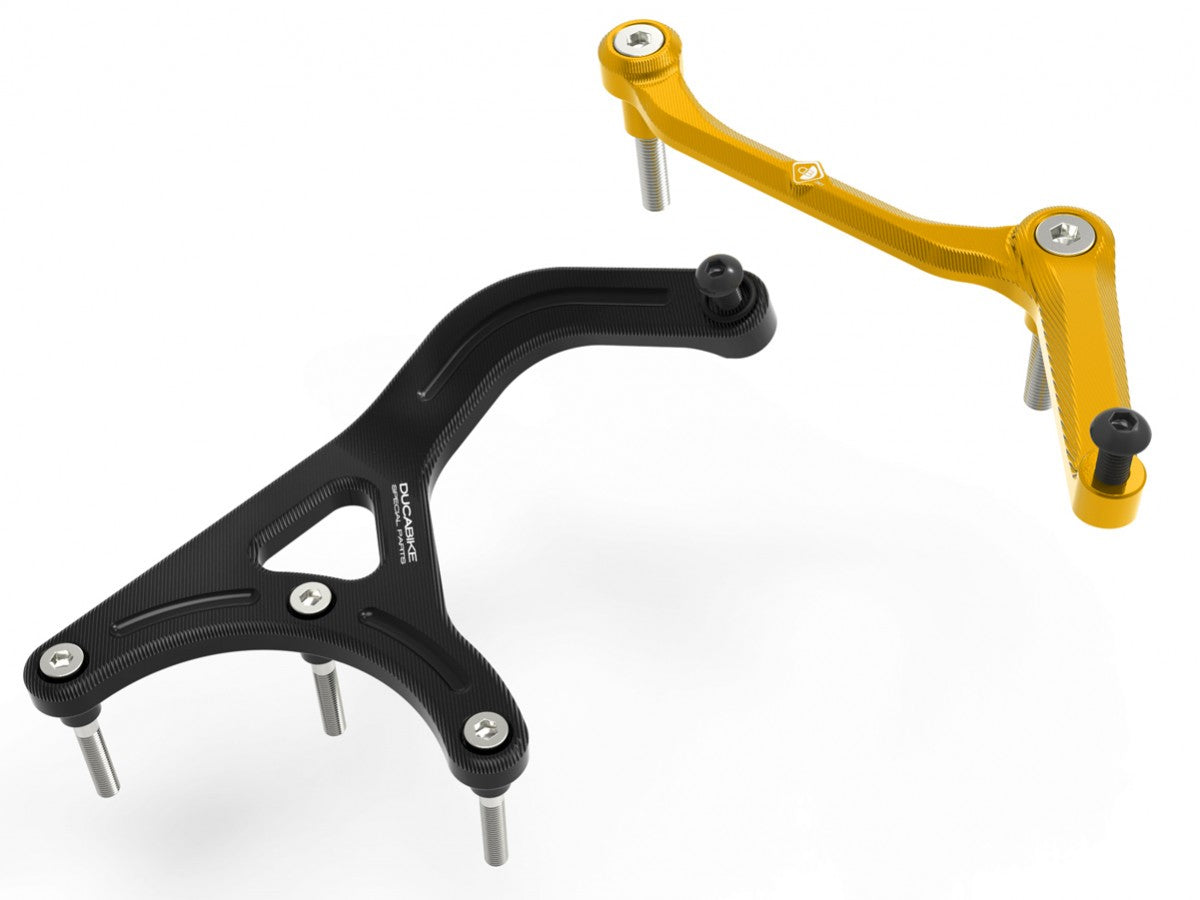Ducati Multistrada V4 (2021+) OHLINS Steering Damper + DBK / DUCABIKE Mounting Kit – Accessories in the Motoraider Motorcycle Aftermarket Accessories and Parts Online Shop