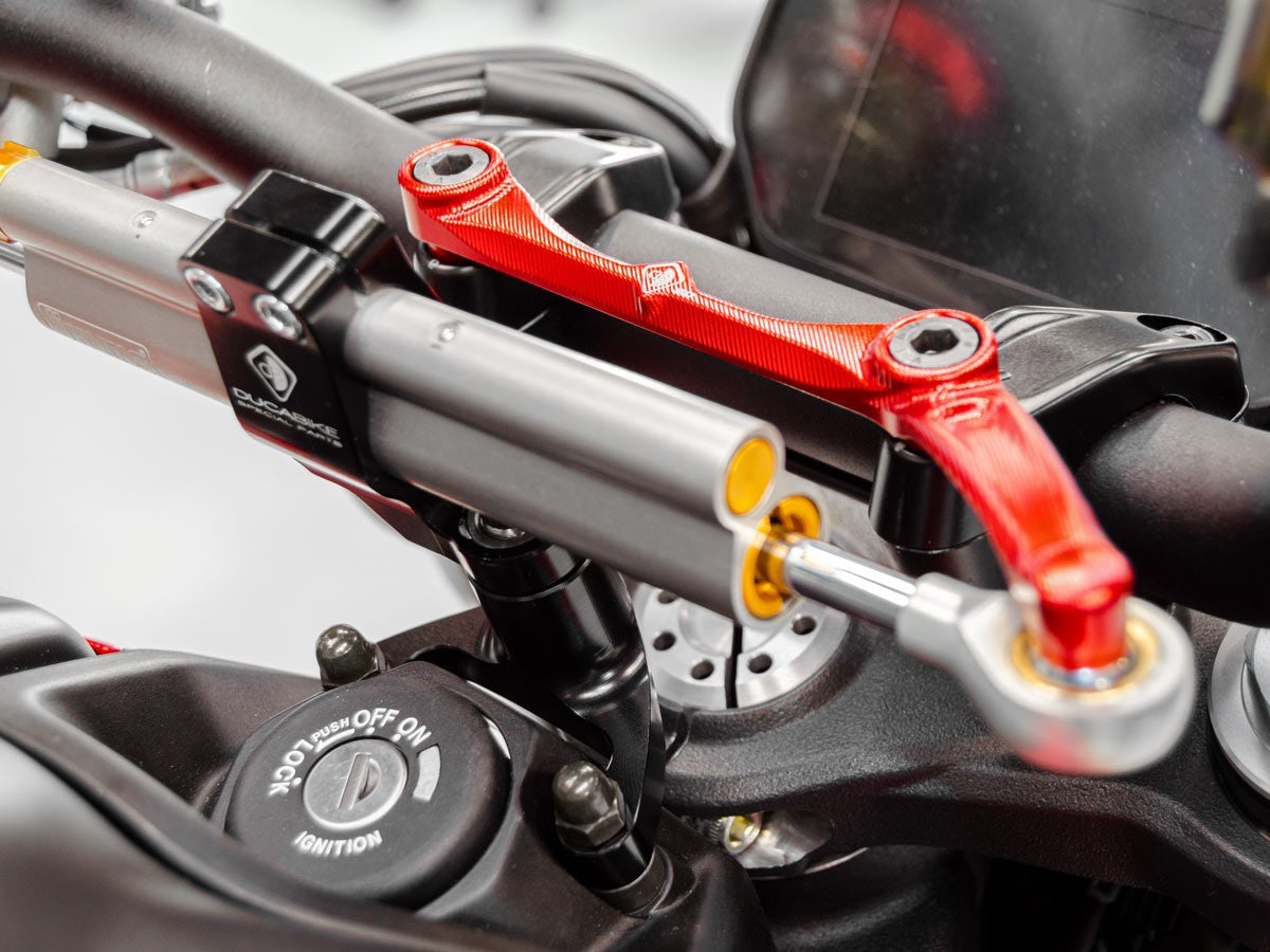 Ducati Monster 950 / 937 (2021+) OHLINS Steering Damper + DBK / DUCABIKE Mounting Kit – Accessories in the Motoraider Motorcycle Aftermarket Accessories and Parts Online Shop