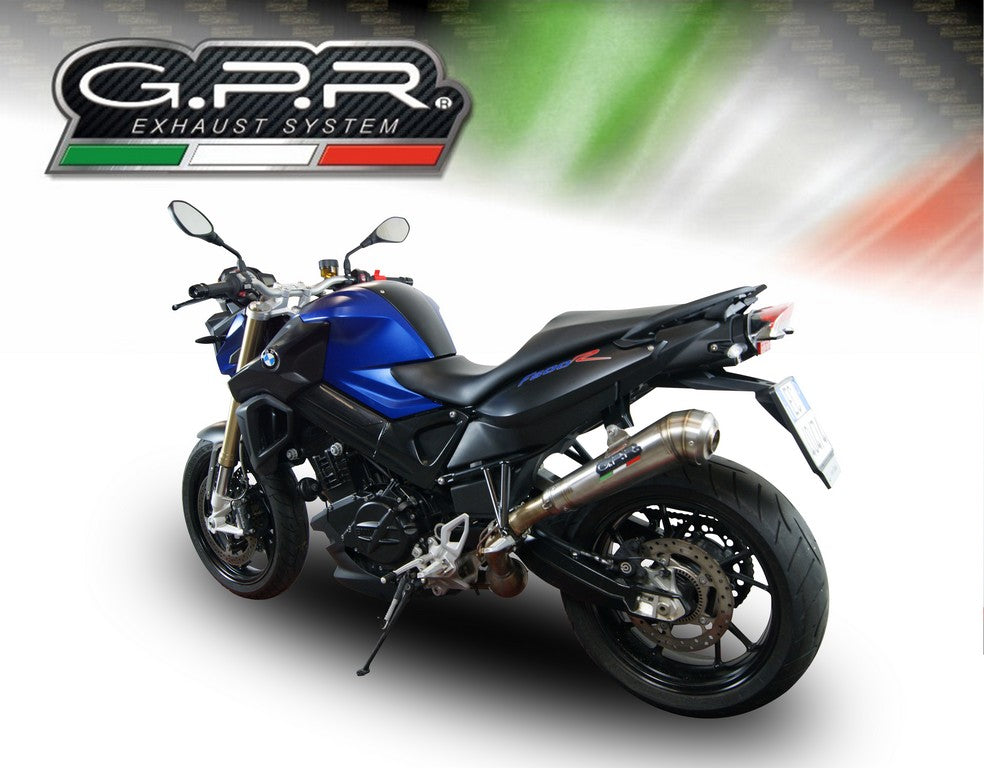 GPR BMW F800R (15/16) Slip-on Exhaust "Powercone Evo 4" – Accessories in the 2WheelsHero Motorcycle Aftermarket Accessories and Parts Online Shop