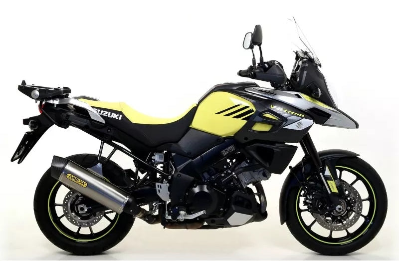ARROW 71816PK Suzuki DL1050 V-Strom (2020+) Slip-on Exhaust "Maxi Race Tech" (titanium) – Accessories in the 2WheelsHero Motorcycle Aftermarket Accessories and Parts Online Shop