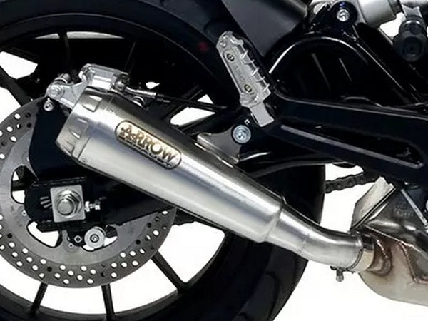 ARROW 71879PRI Benelli Leoncino 500 (2018+) Slip-on Exhaust "Pro Race" (polished steel) – Accessories in the 2WheelsHero Motorcycle Aftermarket Accessories and Parts Online Shop