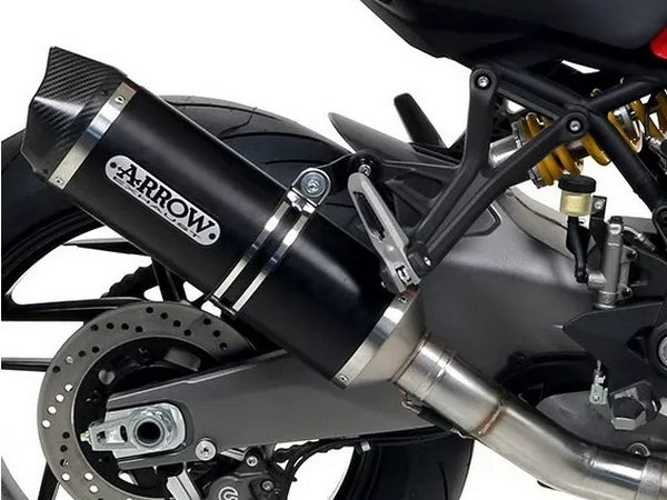 ARROW 71687KZ+71877AKN Ducati Monster 821 (18/20) Slip-on Exhaust "Race Tech" (dark aluminum) – Accessories in the 2WheelsHero Motorcycle Aftermarket Accessories and Parts Online Shop