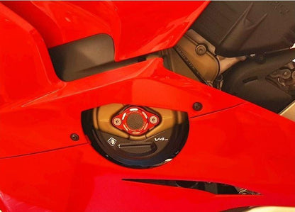 SLI06 - DUCABIKE Ducati Panigale V4 / Streetfighter (2018+) Alternator Cover Guard – Accessories in the Motoraider Motorcycle Aftermarket Accessories and Parts Online Shop
