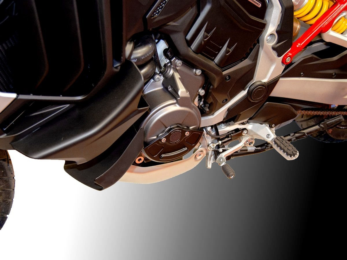 SLI08 - DUCABIKE Ducati Multistrada V4 (2021+) Alternator Cover Guard – Accessories in the Motoraider Motorcycle Aftermarket Accessories and Parts Online Shop