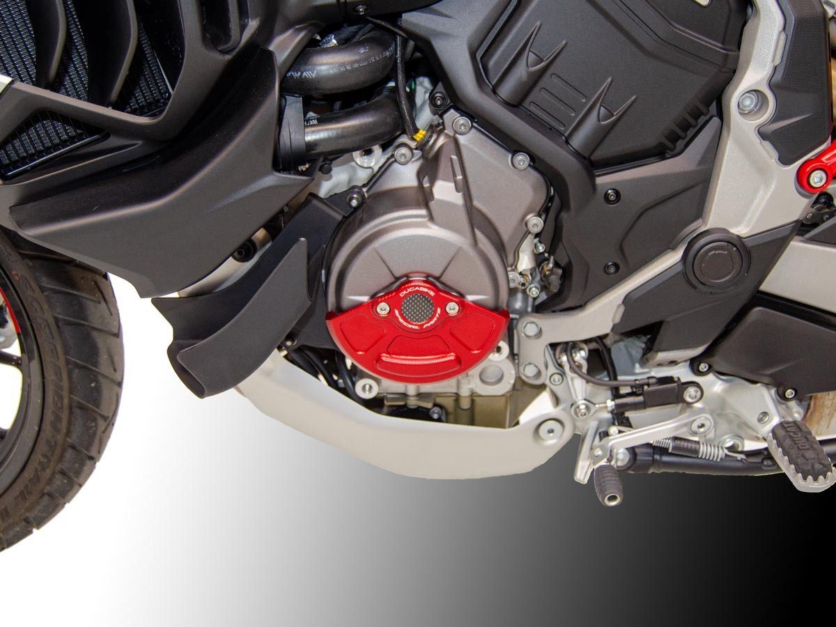 SLI08 - DUCABIKE Ducati Multistrada V4 (2021+) Alternator Cover Guard – Accessories in the Motoraider Motorcycle Aftermarket Accessories and Parts Online Shop
