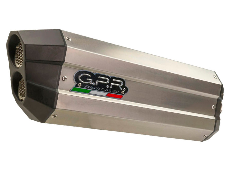 GPR Triumph Tiger 1050 Sport (2017 – ) Slip-on Exhaust "Sonic Inox" (EU homologated) – Accessories in the 2WheelsHero Motorcycle Aftermarket Accessories and Parts Online Shop