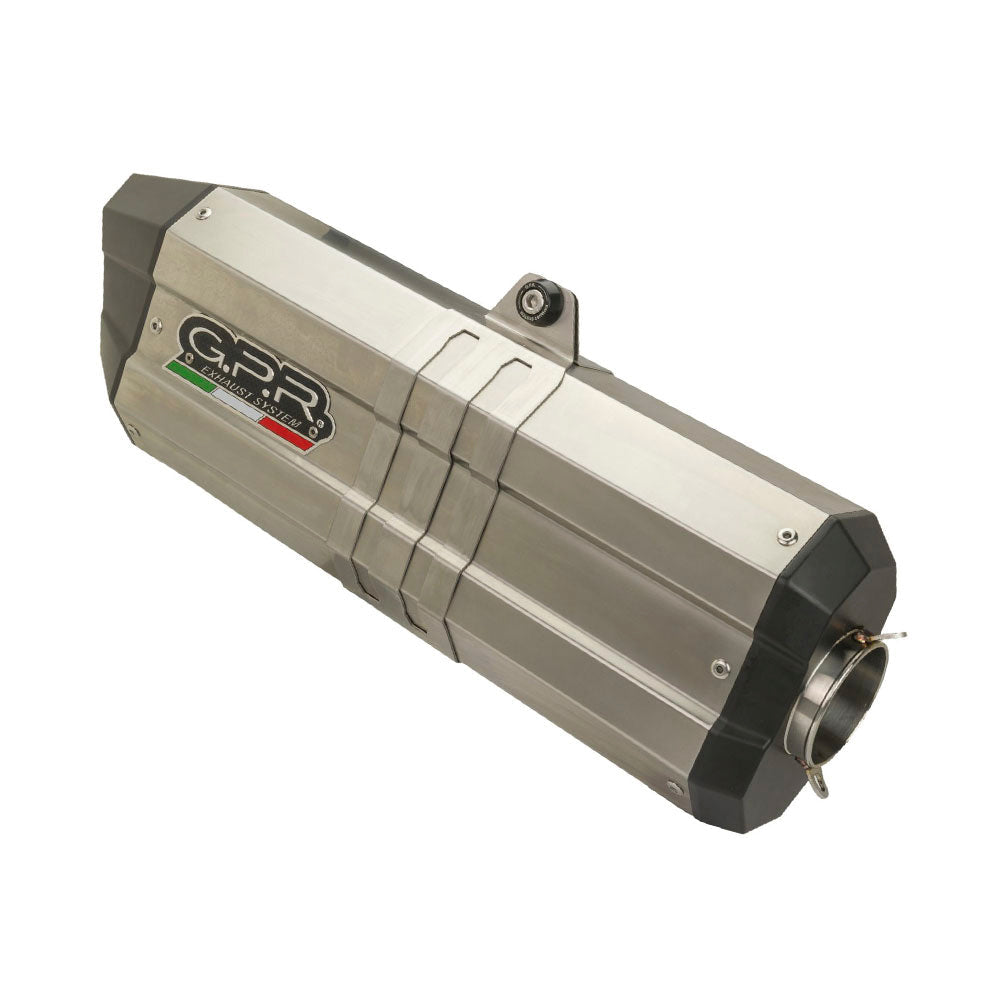 GPR BMW F700GS Slip-on Exhaust "Sonic Inox" (EU homologated) – Accessories in the 2WheelsHero Motorcycle Aftermarket Accessories and Parts Online Shop