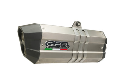GPR BMW F700GS Slip-on Exhaust "Sonic Inox" (EU homologated) – Accessories in the 2WheelsHero Motorcycle Aftermarket Accessories and Parts Online Shop