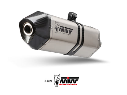 MIVV KT.017 KTM 1290 SUPER ADVENTURE / R / S / T ( 2015 - 20 ) Slip-on Exhaust "Speed Edge" (stainless steel; approved) – Accessories in the 2WheelsHero Motorcycle Aftermarket Accessories and Parts Online Shop