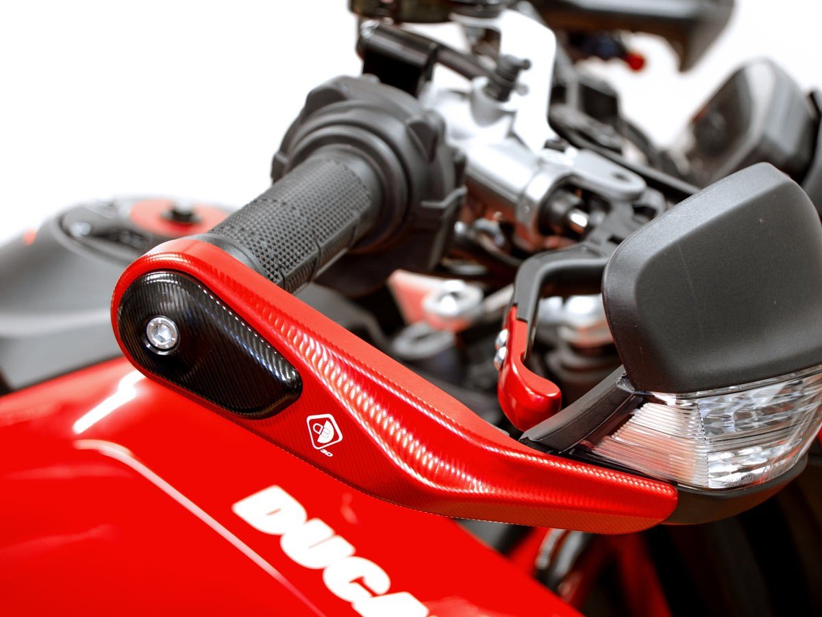 SPM02 - DUCABIKE Ducati Hypermotard / Multistrada Handguards Protection (bi-color) – Accessories in the Motoraider Motorcycle Aftermarket Accessories and Parts Online Shop