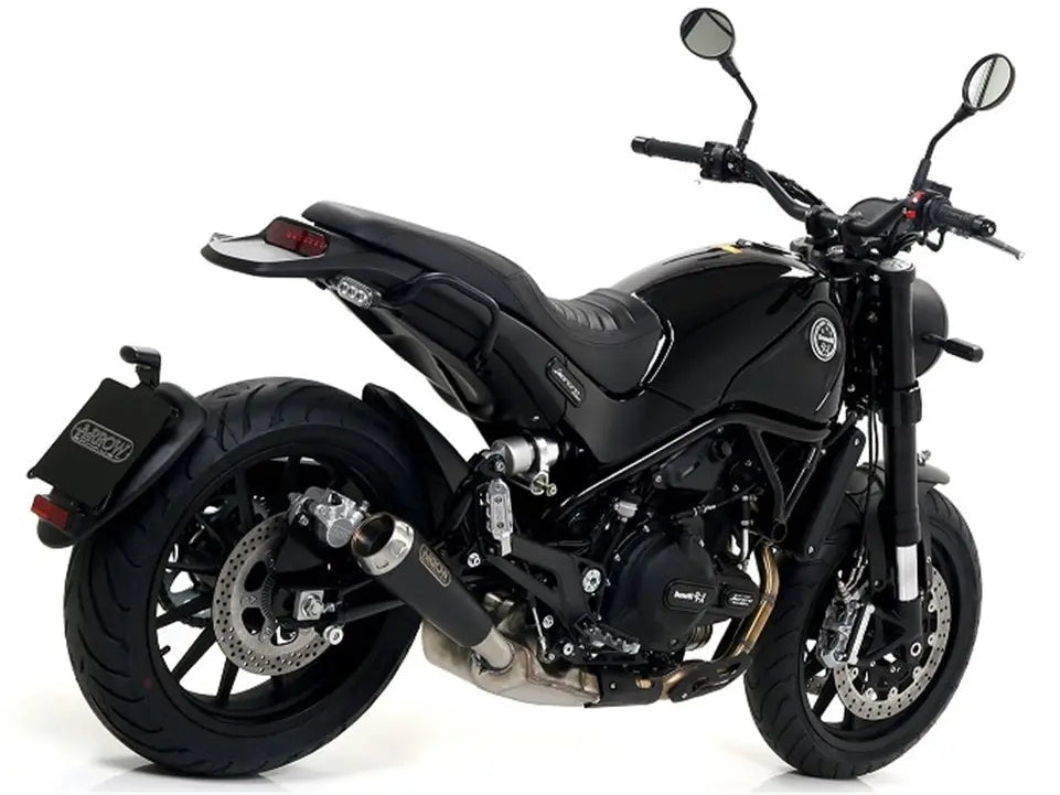 ARROW 71879PRN Benelli Leoncino 500 (2018+) Slip-on Exhaust "Pro Race" (dark steel) – Accessories in the 2WheelsHero Motorcycle Aftermarket Accessories and Parts Online Shop