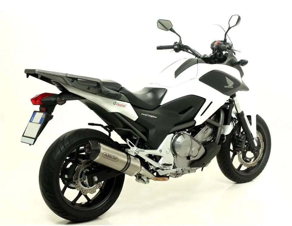 ARROW 71463MI+71796PK Honda NC750X (2014+) Titanium Slip-on Exhaust "Race Tech" – Accessories in the 2WheelsHero Motorcycle Aftermarket Accessories and Parts Online Shop