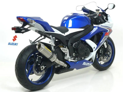 ARROW 71381MI+71729AO Suzuki GSX-R750 IE (08/10) Slip-on Exhaust "Thunder" (aluminum) – Accessories in the 2WheelsHero Motorcycle Aftermarket Accessories and Parts Online Shop