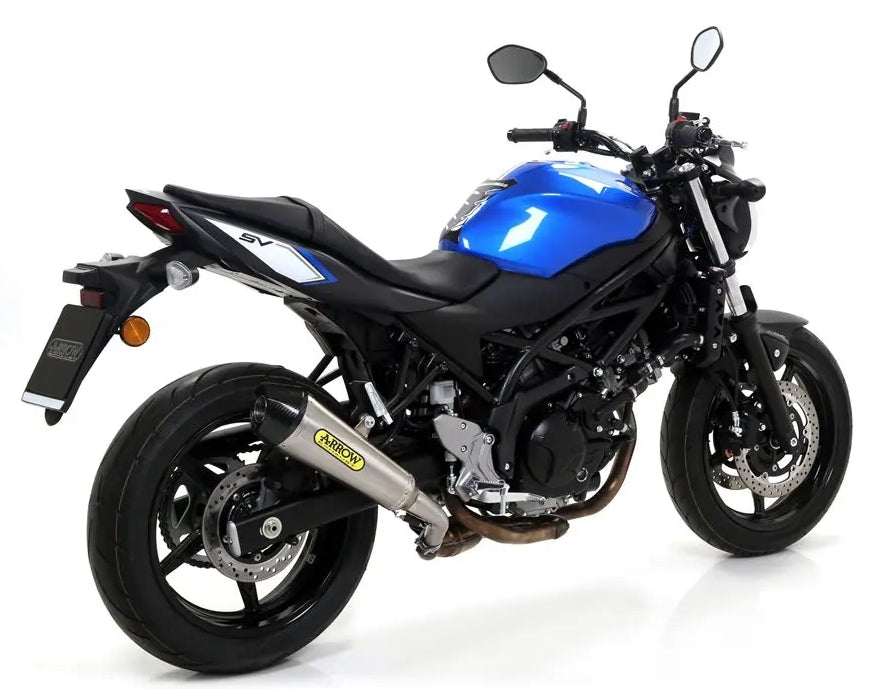 ARROW 71645MI+71846XKI Suzuki SV650 (2016+) Slip-on Exhaust "X Kone" (stainless steel) – Accessories in the 2WheelsHero Motorcycle Aftermarket Accessories and Parts Online Shop