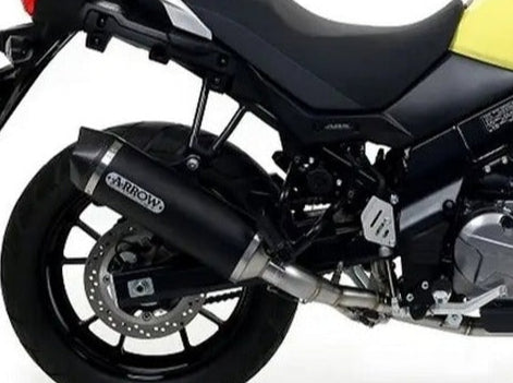 ARROW 71677KZ+72622AKN Suzuki Vstrom 650 (2017+) Aluminum Full Exhaust System "Competition Evo Race-Tech" – Accessories in the 2WheelsHero Motorcycle Aftermarket Accessories and Parts Online Shop