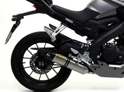 ARROW 51019MI+51518PK Yamaha YZF-R125 (2021+) Full Exhaust System "Competition Evo Thunder" (titanium; racing) – Accessories in the 2WheelsHero Motorcycle Aftermarket Accessories and Parts Online Shop